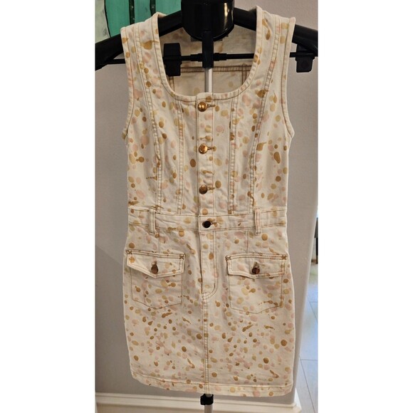 Rachel Antonoff "Josh Mini Dress - Neopolitan Splatter" Size 4 - Picture 1 of 10